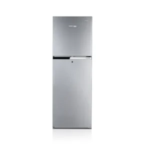 Voltas Beko 250 L, 3 Star, Frost Free Double Door Refrigerator (Brushed Silver)