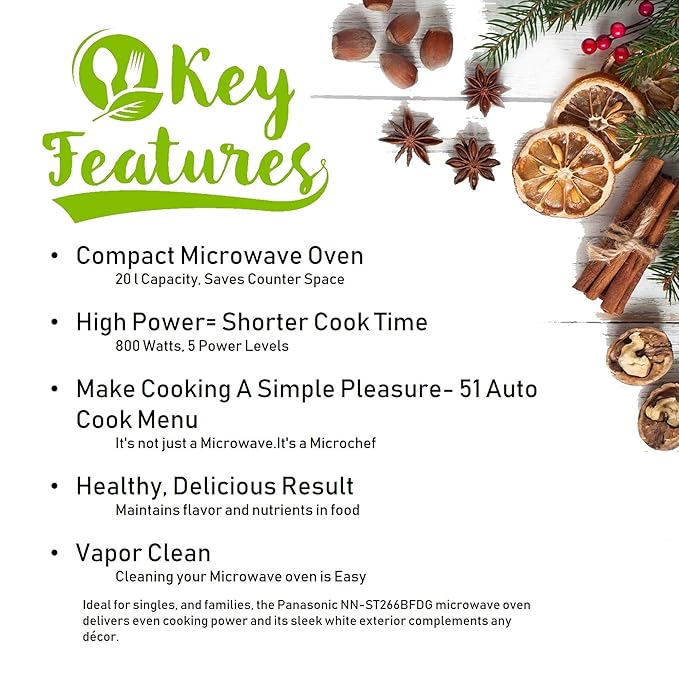 Panasonic 20L Solo Microwave Oven - Image 3