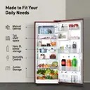 Panasonic 230 L Direct Cool Single Door 3 Star Refrigerator, NR-A242CFRN (Becky Red Floral) - Image 5