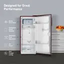 Panasonic 230 L Direct Cool Single Door 3 Star Refrigerator, NR-A242CFRN (Becky Red Floral) - Image 4