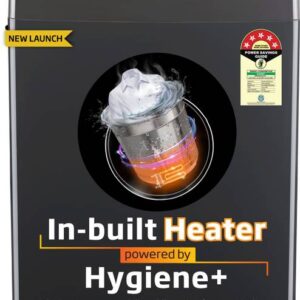 Voltas Beko 9 Kg 5 Star Fully Automatic Top Load Washing Machine with In-Built Heater & Smart Wash Programs (Dark Grey)