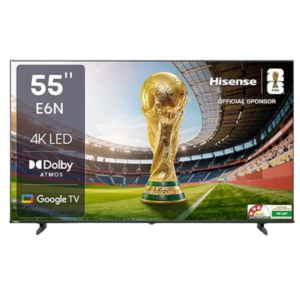 Hisense 139 cm (55 inches) A65N Series 4K Ultra HD Smart LED Google TV 55E65N