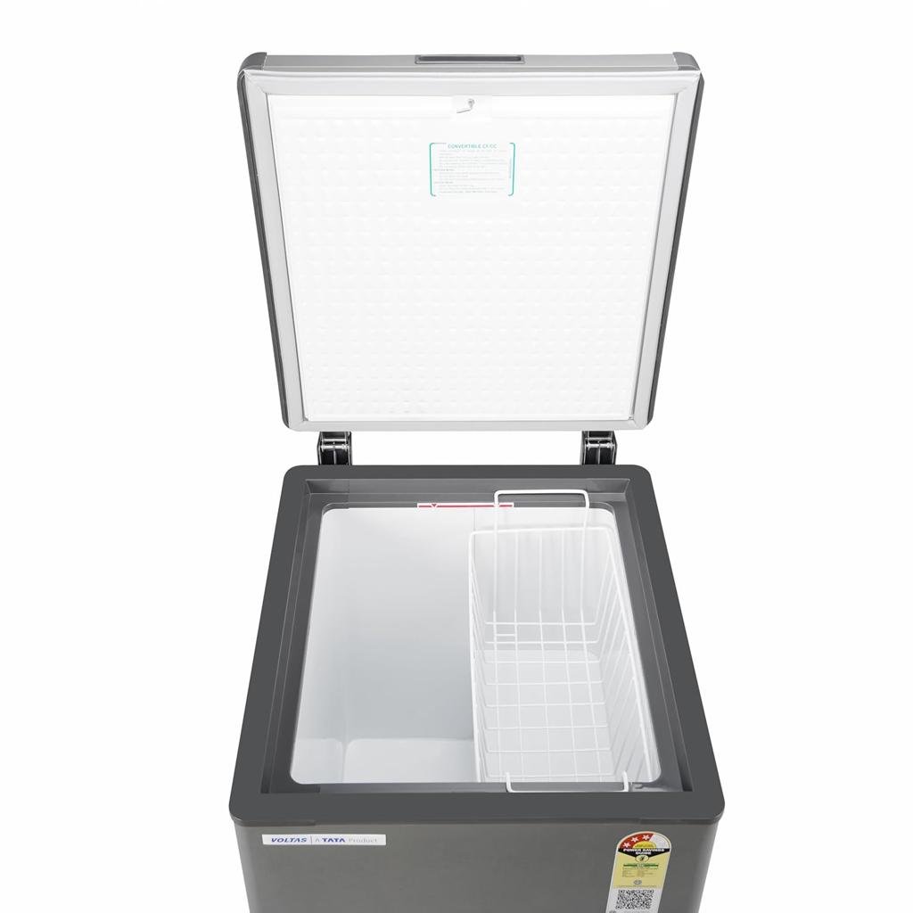 Voltas CVF120SA3-P1-GW 114 Liters Convertible Single Door Deep Freezer