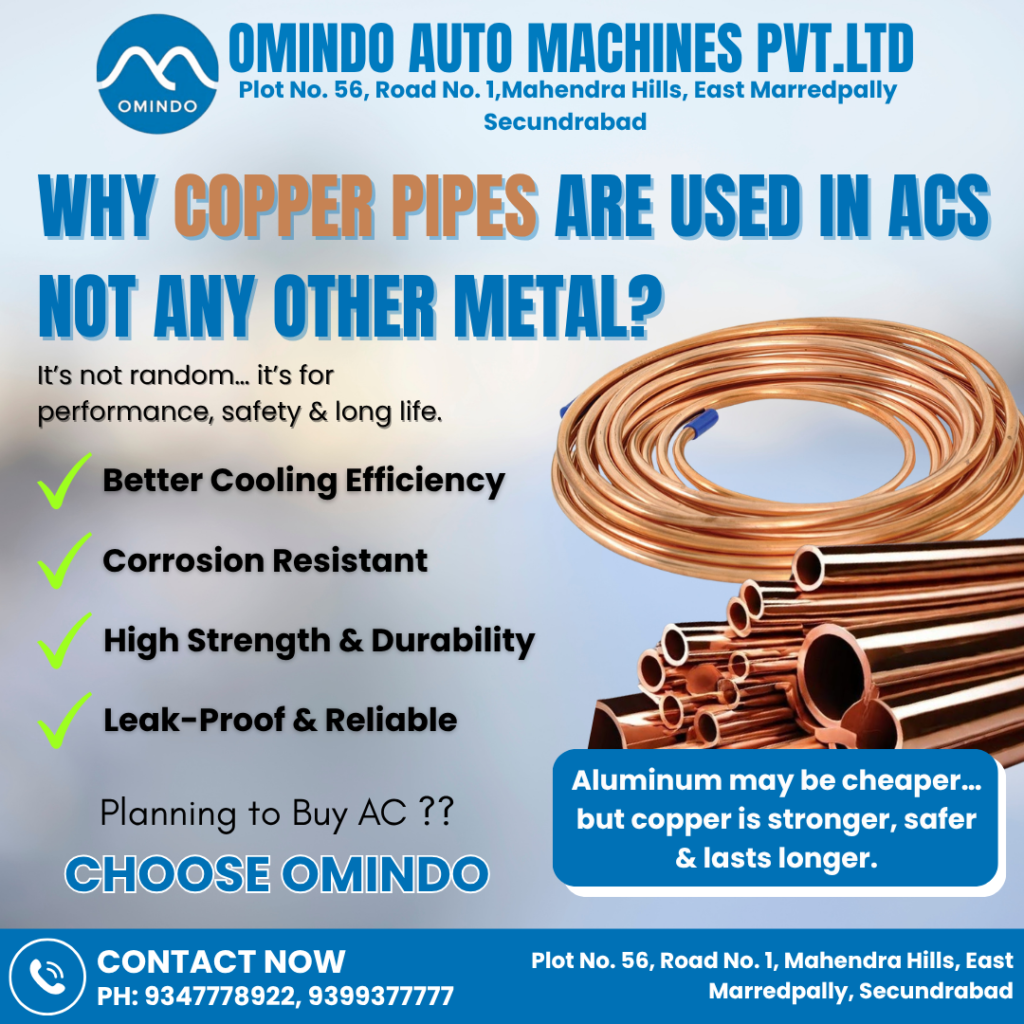 Why Copper Pipes Are Used in Air Conditioners (ACs) – Not Any Other Metal?
