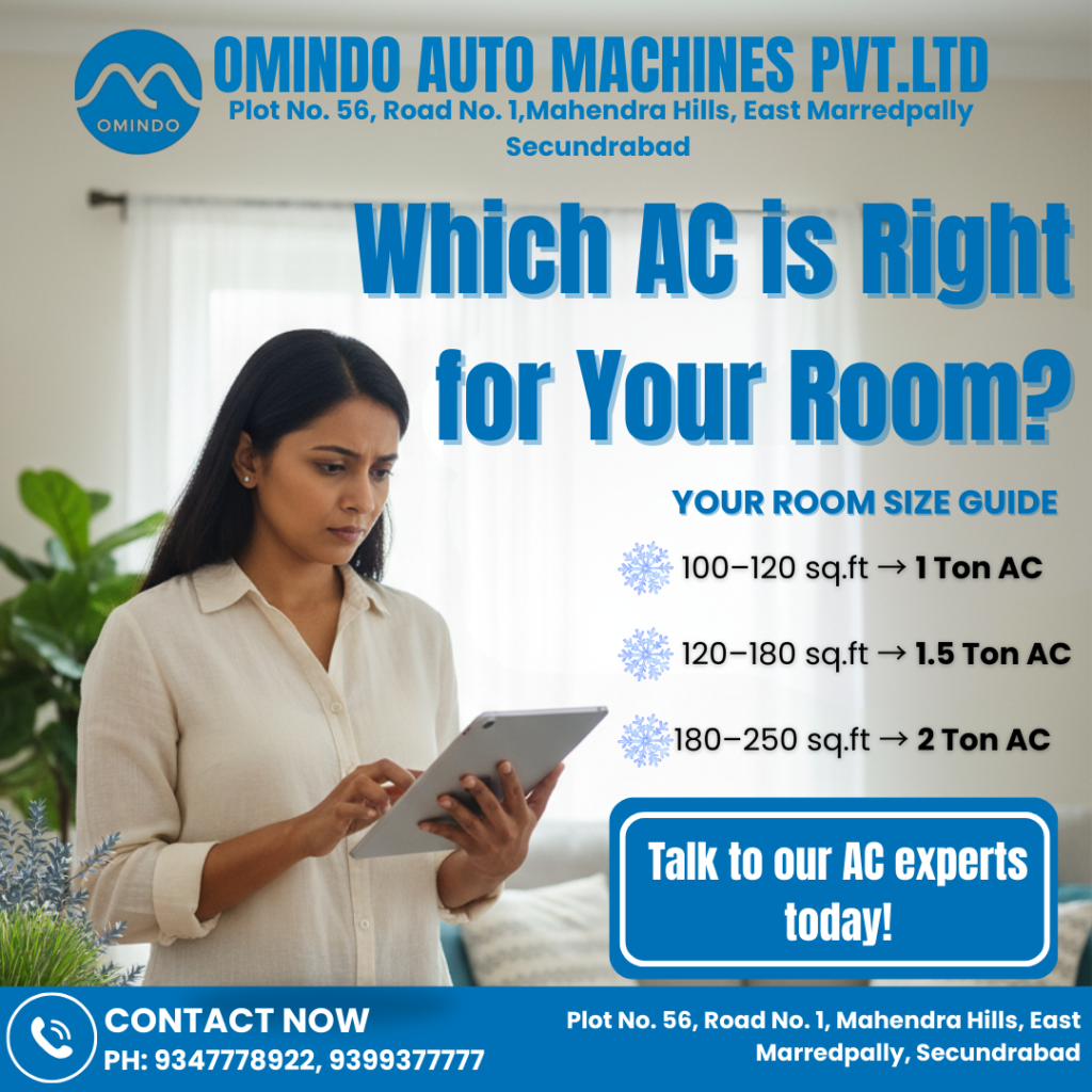 Which AC is Right for Your Room? Complete Room Size Guide for 1 Ton, 1.5 Ton & 2 Ton AC