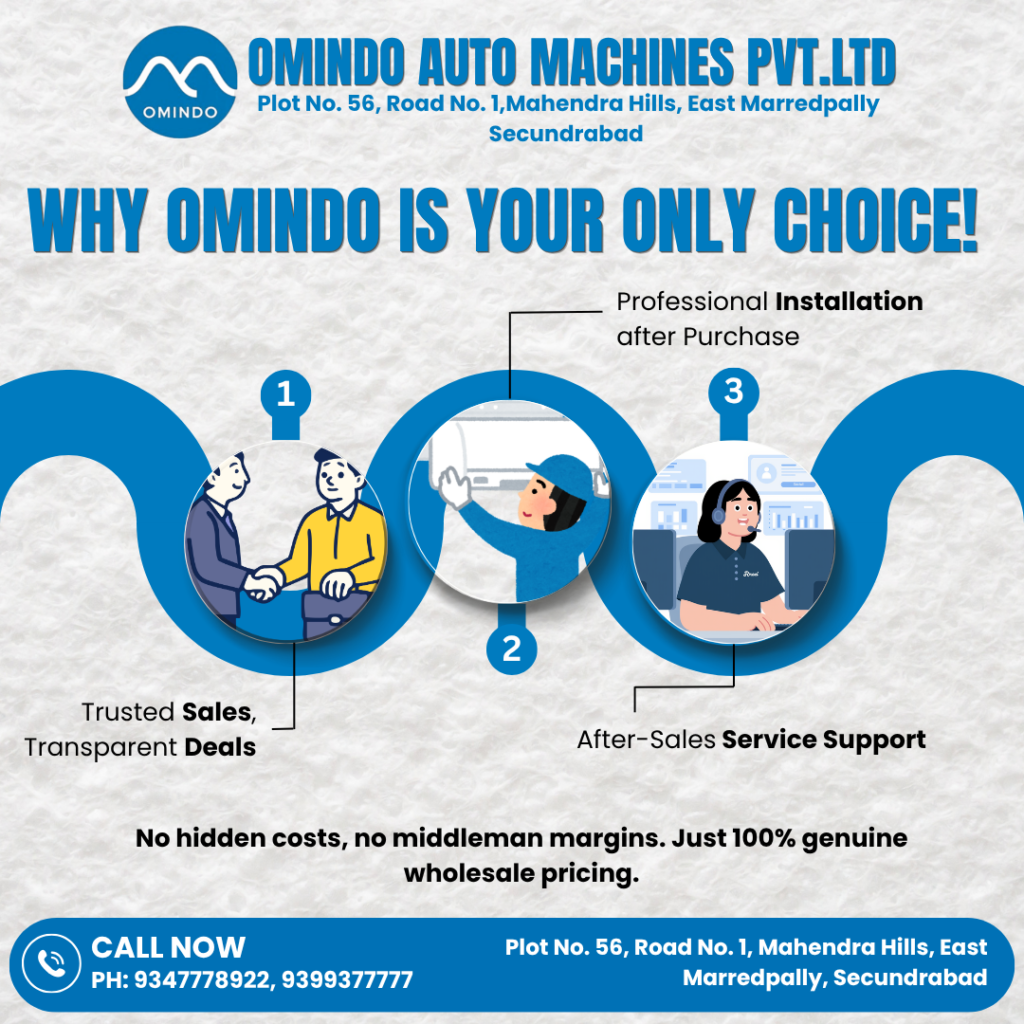 Experience Genuine Wholesale Pricing with Omindo Auto Machines Pvt. Ltd.