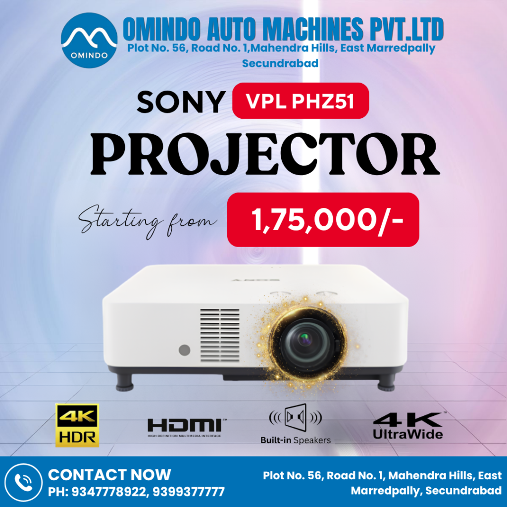 Sony VPL-PHZ51 4K HDR Laser Projector Price in Hyderabad