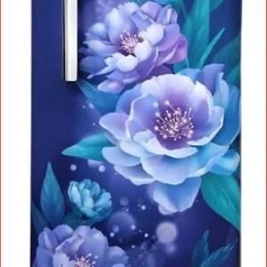 Voltas Beko 175 L 1 Star Direct Cool Single Door Refrigerator, Blue Floral.
