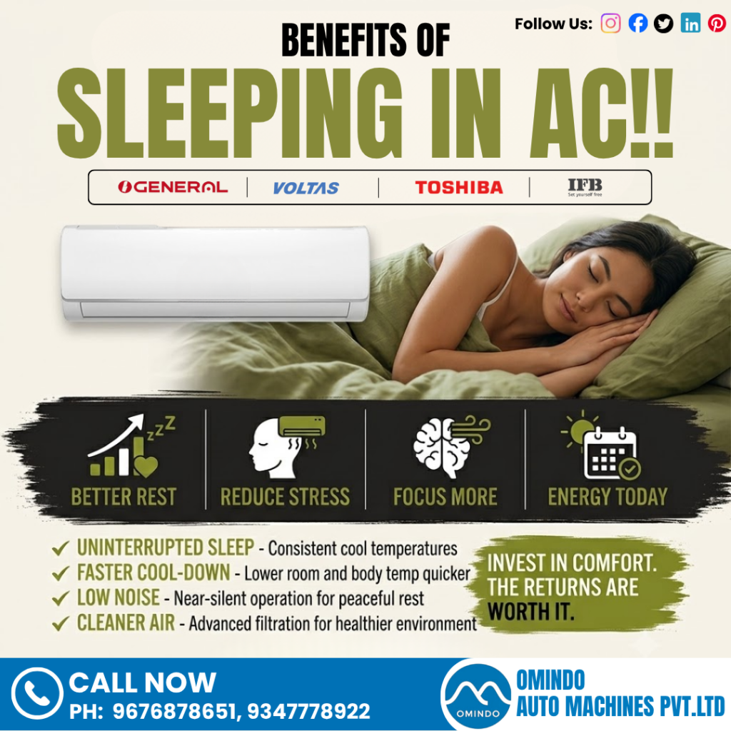 Benefits of Using an Air Conditioner While Sleeping