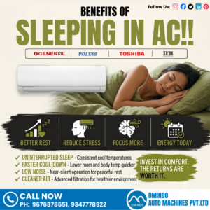 Benefits of Using an Air Conditioner While Sleeping