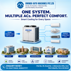 Energy Efficient Voltas VRF AC Systems for Commercial Spaces