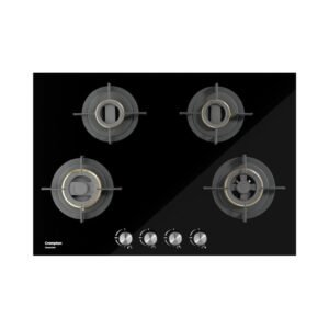 Crompton SensoSpark 65cm 4 Burner Built-in Gas Hob HOB-SKH654SP-MBL