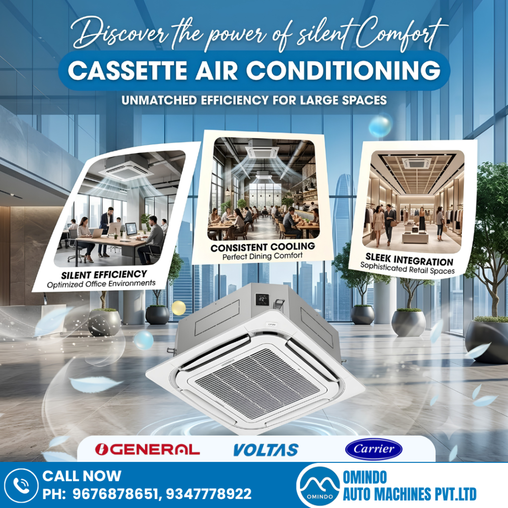 Premium Cassette Air Conditioners | O General, Voltas & Carrier Dealers