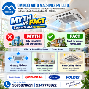 Benefits of Cassette Air Conditioners for Modern Homes